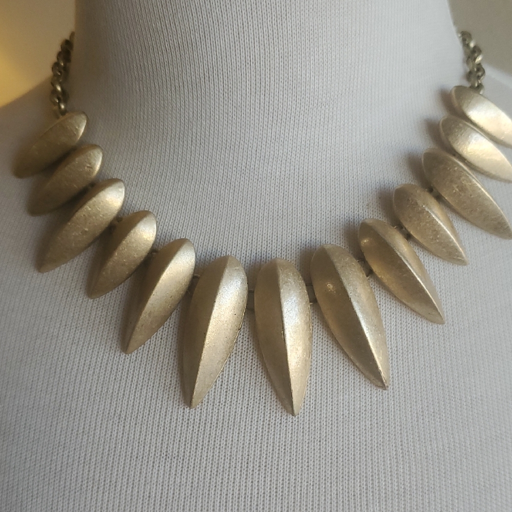 LOFT Elegant Gold Statement Necklace Sold As Is No Returns